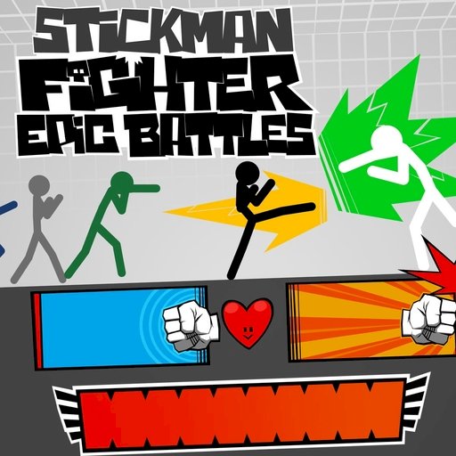 Stickman luchadores batallas épicas